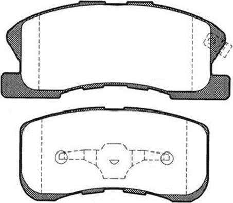 Kavo Parts BP-1510 - Kit pastiglie freno, Freno a disco www.autoricambit.com