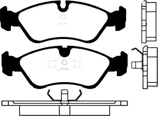 Kavo Parts BP-1001 - Kit pastiglie freno, Freno a disco www.autoricambit.com