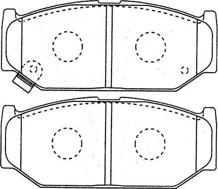 Kavo Parts BP-8531 - Kit pastiglie freno, Freno a disco www.autoricambit.com