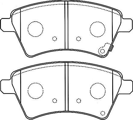 Kavo Parts BP-8529 - Kit pastiglie freno, Freno a disco www.autoricambit.com