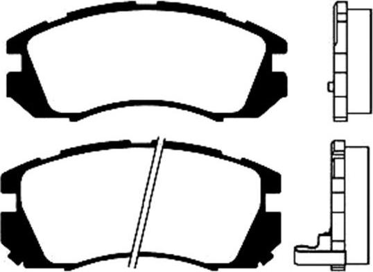 Kavo Parts BP-8005 - Kit pastiglie freno, Freno a disco www.autoricambit.com