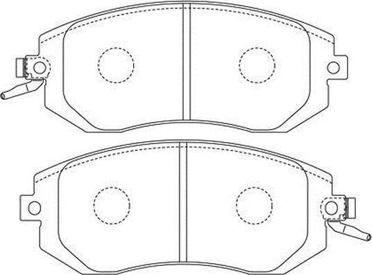 Kavo Parts BP-8024 - Kit pastiglie freno, Freno a disco www.autoricambit.com