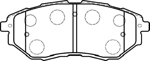 Kavo Parts BP-8020 - Kit pastiglie freno, Freno a disco www.autoricambit.com