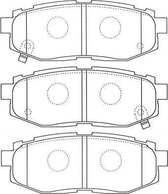 Kavo Parts BP-8023 - Kit pastiglie freno, Freno a disco www.autoricambit.com