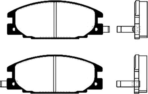 Kavo Parts BP-3500 - Kit pastiglie freno, Freno a disco www.autoricambit.com