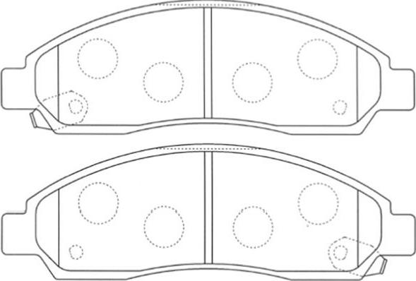 Kavo Parts BP-3515 - Kit pastiglie freno, Freno a disco www.autoricambit.com