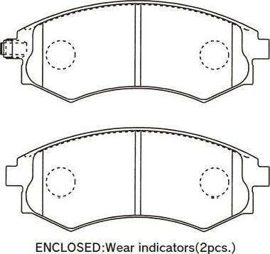 Kavo Parts BP-3041 - Kit pastiglie freno, Freno a disco www.autoricambit.com