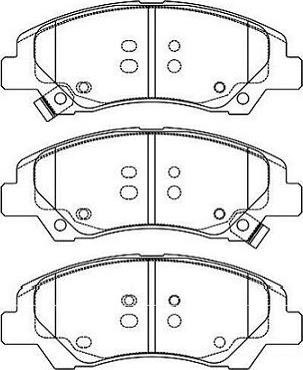 Kavo Parts BP-3052 - Kit pastiglie freno, Freno a disco www.autoricambit.com