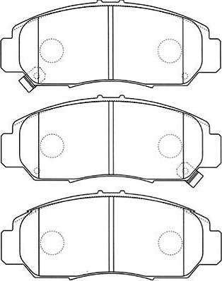 Kavo Parts BP-2044 - Kit pastiglie freno, Freno a disco www.autoricambit.com