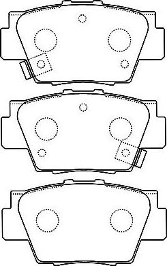 Kavo Parts BP-2040 - Kit pastiglie freno, Freno a disco www.autoricambit.com