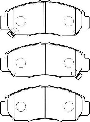 Kavo Parts BP-2047 - Kit pastiglie freno, Freno a disco www.autoricambit.com