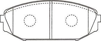 Kavo Parts BP-2066 - Kit pastiglie freno, Freno a disco www.autoricambit.com