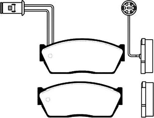 Kavo Parts BP-2006 - Kit pastiglie freno, Freno a disco www.autoricambit.com