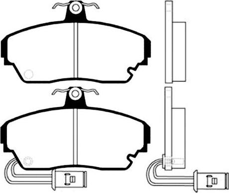 Kavo Parts BP-2007 - Kit pastiglie freno, Freno a disco www.autoricambit.com