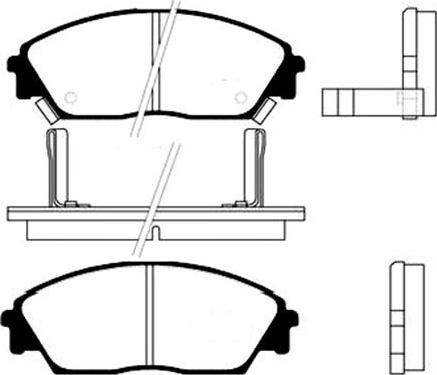 Kavo Parts BP-2011 - Kit pastiglie freno, Freno a disco www.autoricambit.com