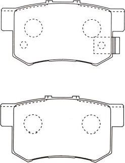 Kavo Parts BP-2032 - Kit pastiglie freno, Freno a disco www.autoricambit.com