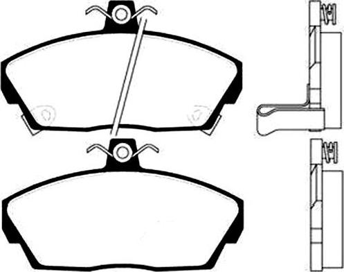 Kavo Parts BP-2025 - Kit pastiglie freno, Freno a disco www.autoricambit.com