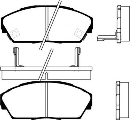 Kavo Parts BP-2021 - Kit pastiglie freno, Freno a disco www.autoricambit.com