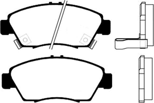 Kavo Parts BP-2022 - Kit pastiglie freno, Freno a disco www.autoricambit.com