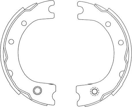 Kavo Parts BS-9940 - Kit freno, freni a tamburo www.autoricambit.com