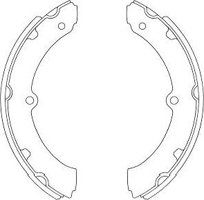 Kavo Parts BS-9942 - Kit freno, freni a tamburo www.autoricambit.com