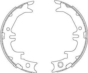 Kavo Parts BS-9947 - Kit freno, freni a tamburo www.autoricambit.com