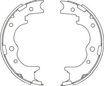 Kavo Parts BS-9953 - Kit freno, freni a tamburo www.autoricambit.com