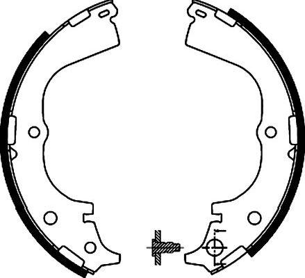 Kavo Parts KBS-9920 - Kit freno, freni a tamburo www.autoricambit.com