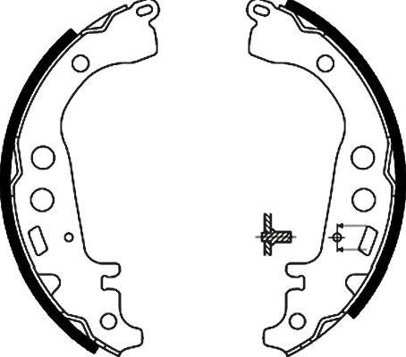 Kavo Parts BS-9918 - Kit freno, freni a tamburo www.autoricambit.com