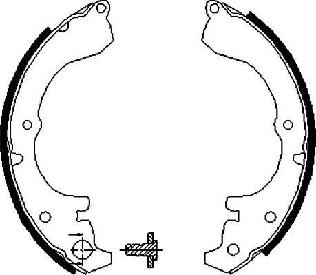 Kavo Parts BS-9913 - Kit freno, freni a tamburo www.autoricambit.com