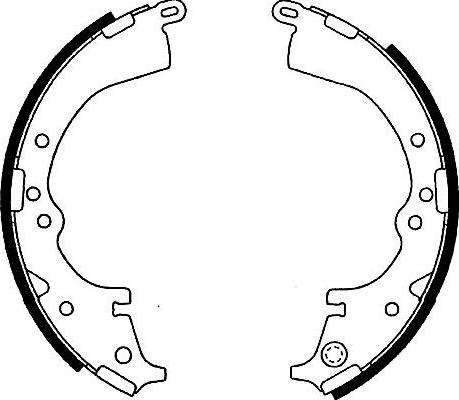 Kavo Parts BS-9936 - Kit freno, freni a tamburo www.autoricambit.com