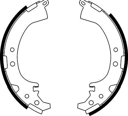 Kavo Parts BS-9931 - Kit freno, freni a tamburo www.autoricambit.com