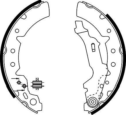 Kavo Parts BS-9926 - Kit freno, freni a tamburo www.autoricambit.com