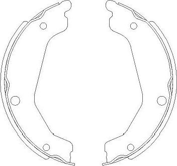 Kavo Parts BS-4409 - Kit freno, freni a tamburo www.autoricambit.com