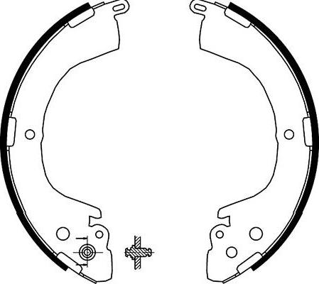 Kavo Parts BS-6411 - Kit freno, freni a tamburo www.autoricambit.com