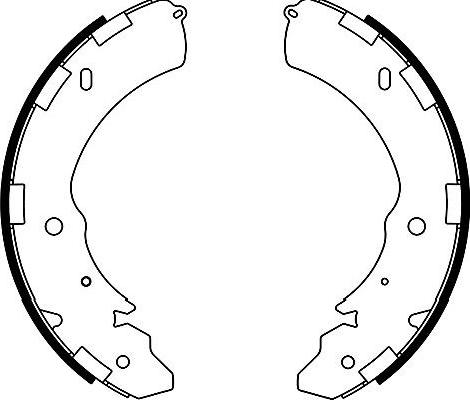 Kavo Parts BS-6418 - Kit freno, freni a tamburo www.autoricambit.com