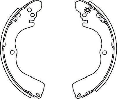 Kavo Parts BS-6425 - Kit freno, freni a tamburo www.autoricambit.com