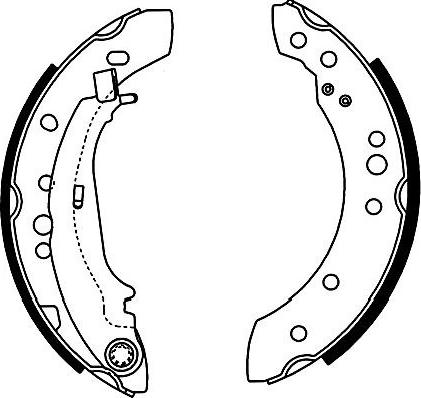 Kavo Parts BS-6420 - Kit freno, freni a tamburo www.autoricambit.com