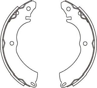 Kavo Parts BS-6428 - Kit freno, freni a tamburo www.autoricambit.com