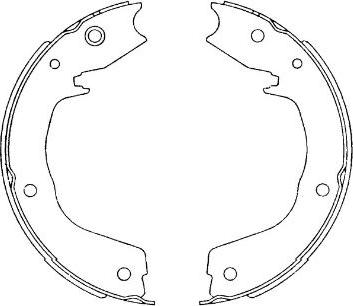 Kavo Parts BS-6422 - Kit freno, freni a tamburo www.autoricambit.com