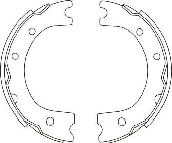 Kavo Parts BS-1924 - Kit freno, freni a tamburo www.autoricambit.com