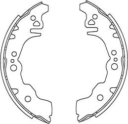 Kavo Parts BS-1925 - Kit freno, freni a tamburo www.autoricambit.com