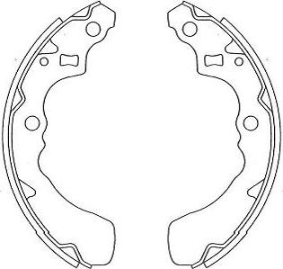 Kavo Parts BS-1920 - Kit freno, freni a tamburo www.autoricambit.com