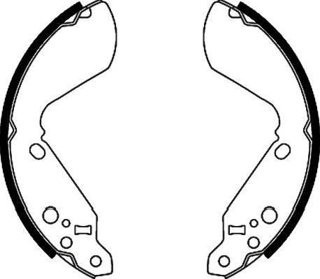 Kavo Parts BS-8911 - Kit freno, freni a tamburo www.autoricambit.com