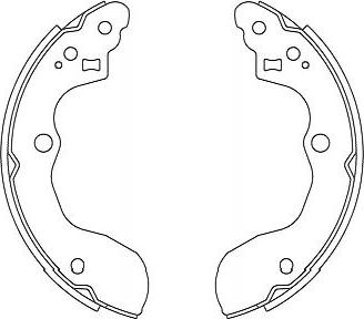 Kavo Parts BS-8934 - Kit freno, freni a tamburo www.autoricambit.com