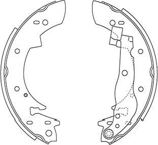 Kavo Parts BS-8935 - Kit freno, freni a tamburo www.autoricambit.com