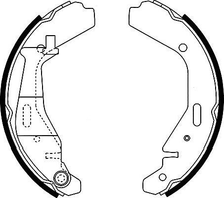 Kavo Parts BS-8926 - Kit freno, freni a tamburo www.autoricambit.com