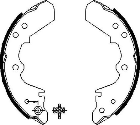 Kavo Parts BS-3900 - Kit freno, freni a tamburo www.autoricambit.com