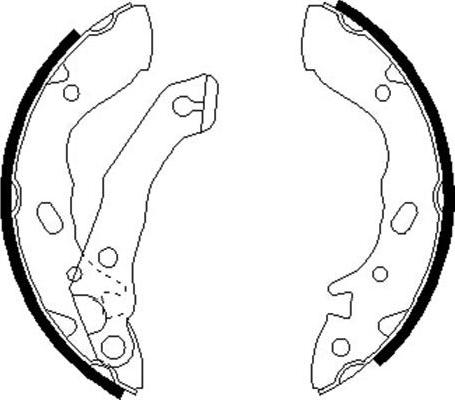 Kavo Parts BS-3403 - Kit freno, freni a tamburo www.autoricambit.com