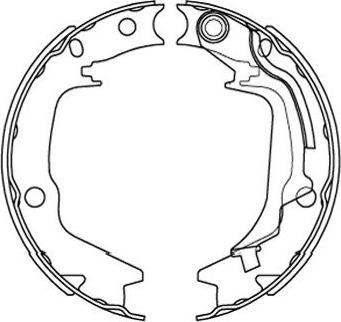 Kavo Parts KBS-3415 - Kit freno, freni a tamburo www.autoricambit.com